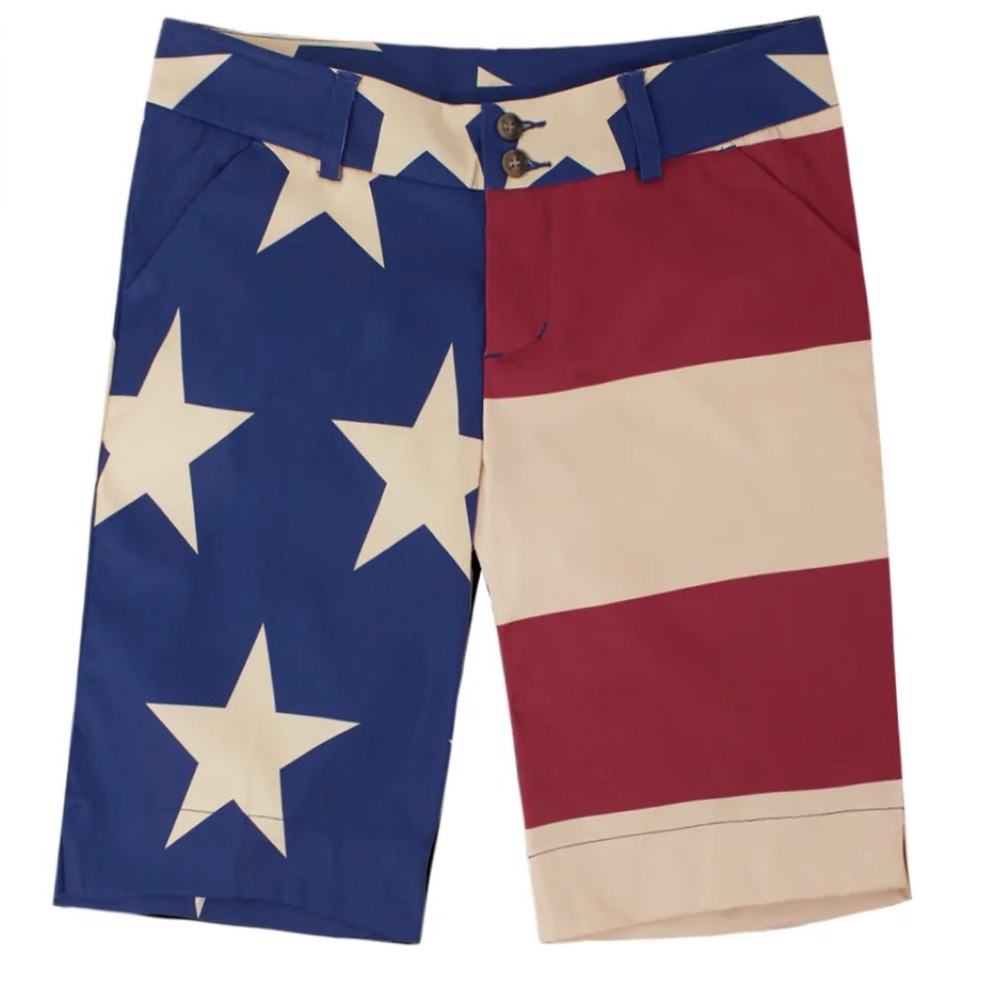 Loudmouth Bermuda Shorts Old Glory men's size 30‎